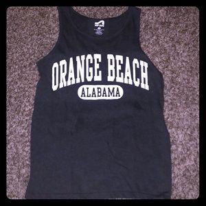 Small Orange Beach Tank top